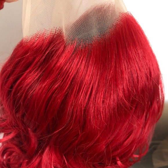 🔹LURIN K 24” RED CURLY LACE FRONT WIG  *NWT* - Picture 12 of 12